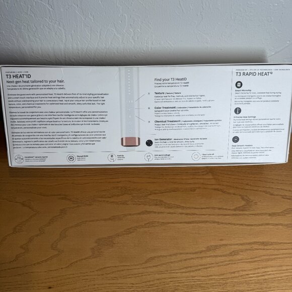 T3 CURL ID 1 ¼" Smart Curling Iron rapid heat interactive touch interface NIB - Picture 10 of 10